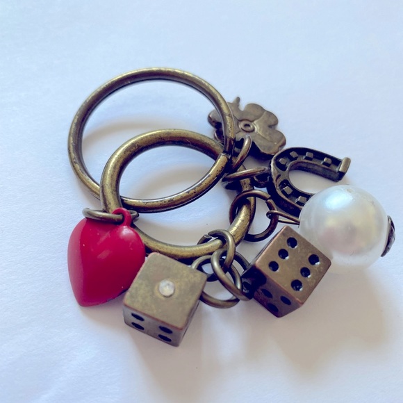 Nine West Accessories - Y2K Limited Edition Nine West Brass Lucky Charm Key Chain